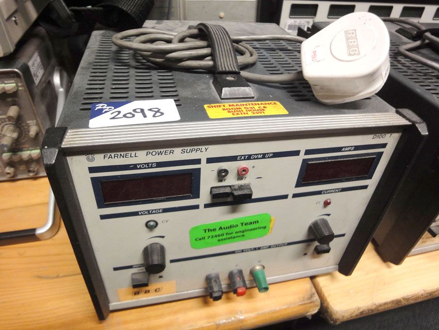 Farnell D100.1 digital power supply,100v, 1A
