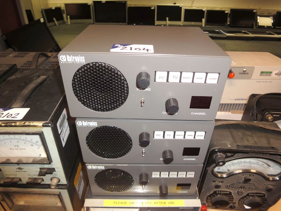 3x Rotronics audio workstations