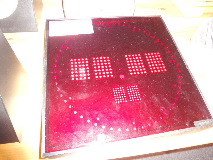 Wharton digital pulse clock (Please Note: Clock pu...