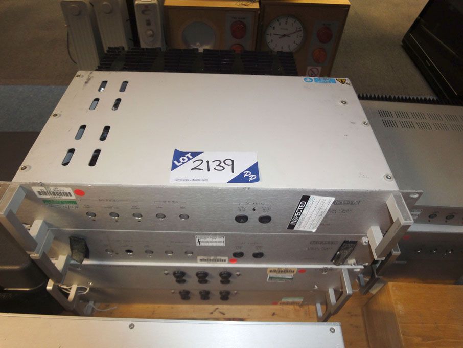 2x Calrec ZN3018-2 linear power supplies & 2x Calr...