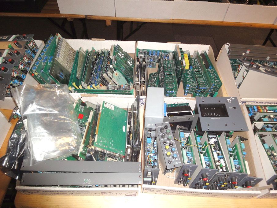 Qty Calrec, Audix mixing desk spares as lotted in...