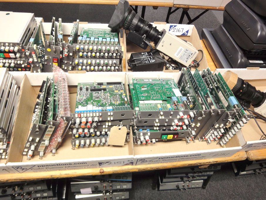 Qty various Calrec mixing desk spares as lotted in...