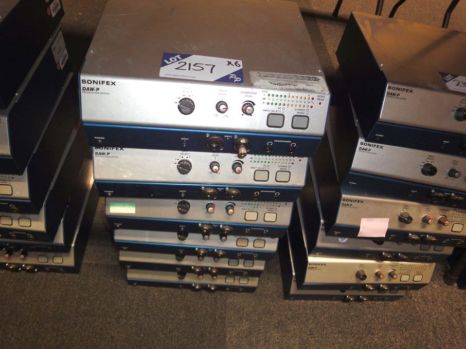 6x Sonifex DAW-P production office digital audio w...