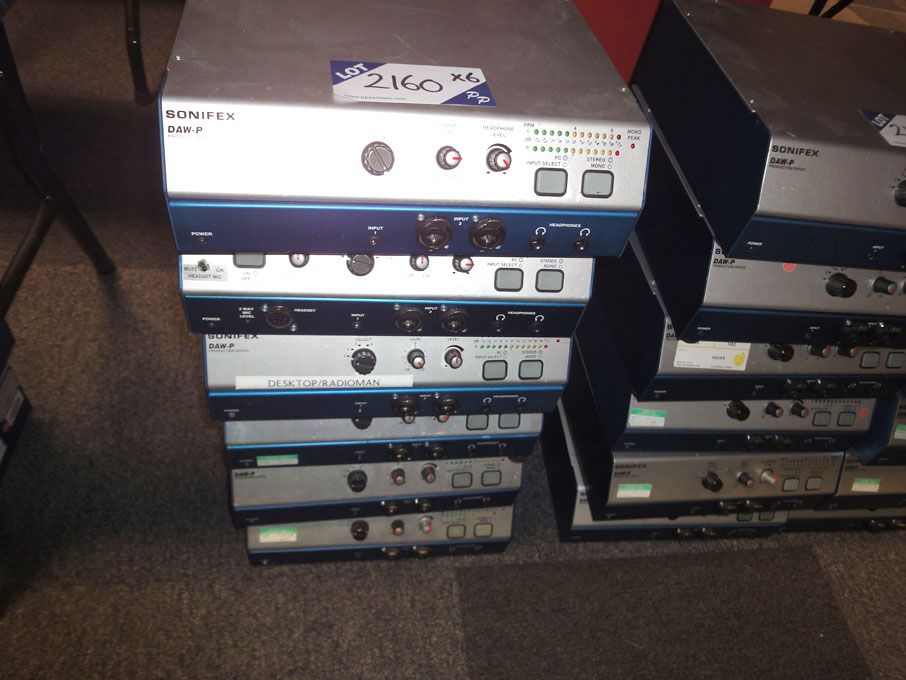 6x Sonifex DAW-P production office digital audio w...
