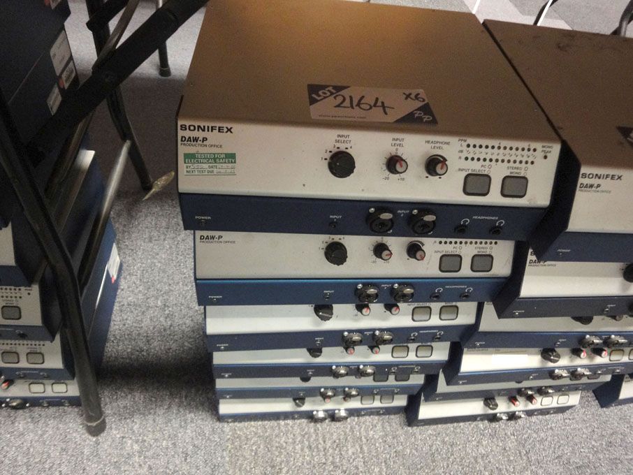 6x Sonifex DAW-P production office digital audio w...