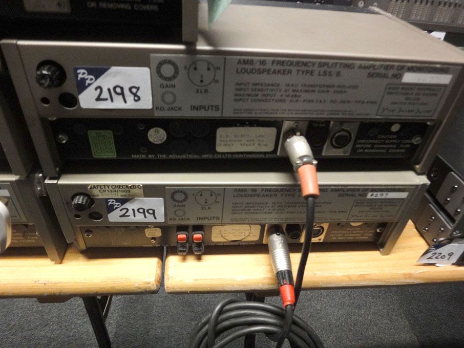 Acoustical AM8/16 frequency splitting amplifier fo...