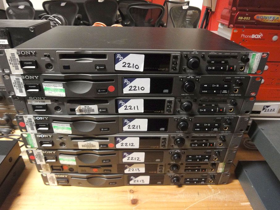 Sony CDP-D12 CD player & Sony MDS-E12 mini disc re...