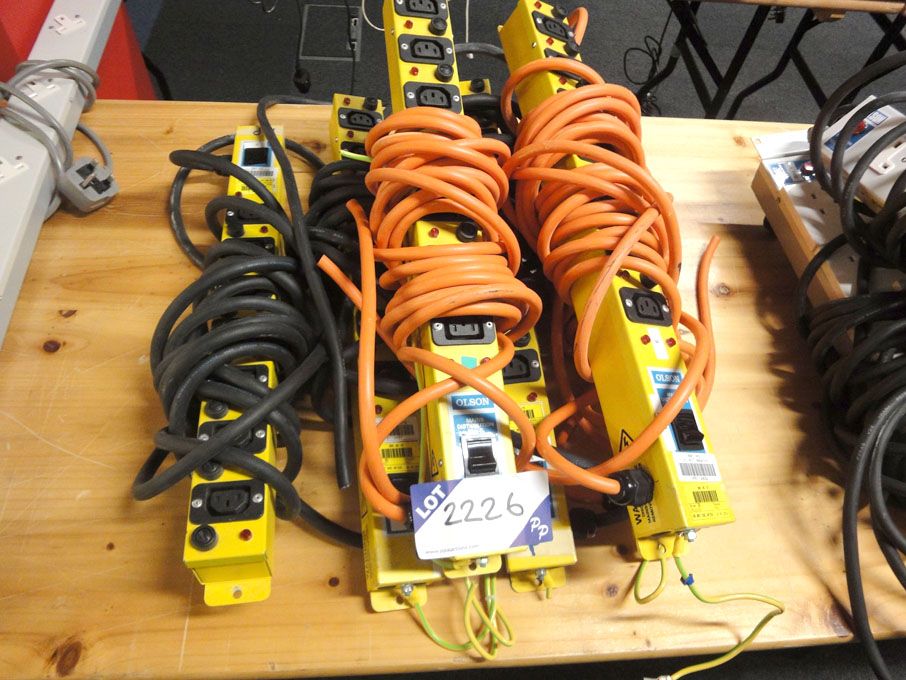 6x Olson mains distribution panels