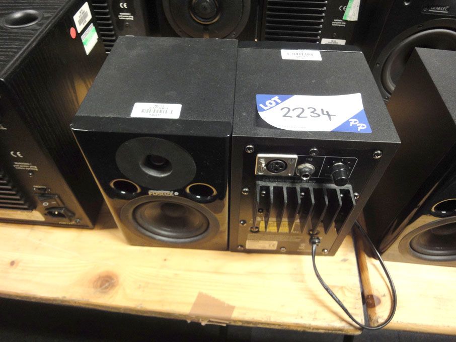 2x Fostex PMO. 4 professional studio monitor speak...