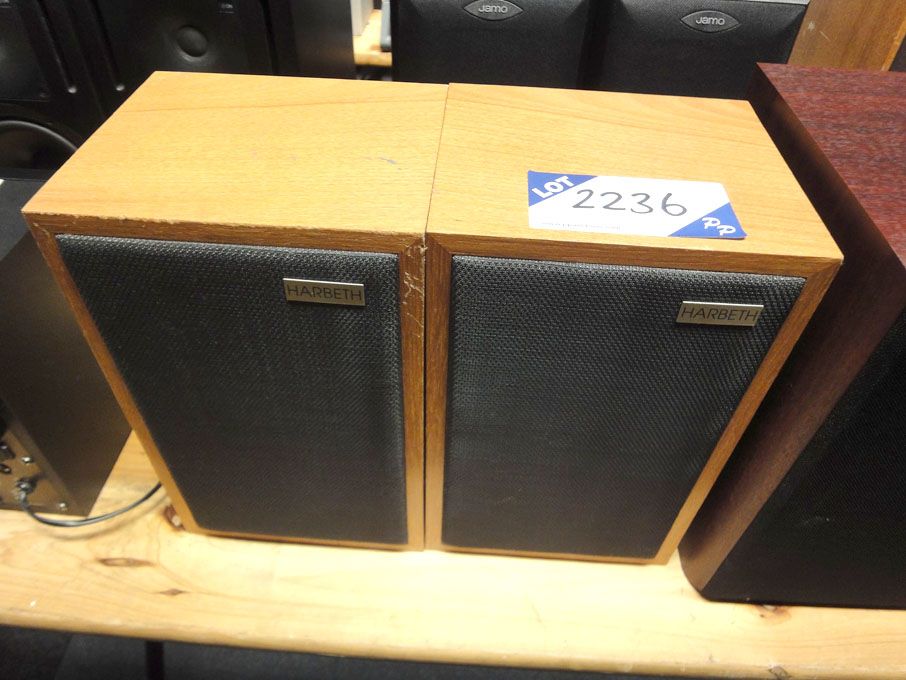 2x Harbeth LS3/5A professional monitor loud speake...