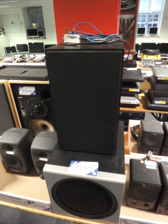 Logitech Z-2300 base box, Monk LS1.8 speaker