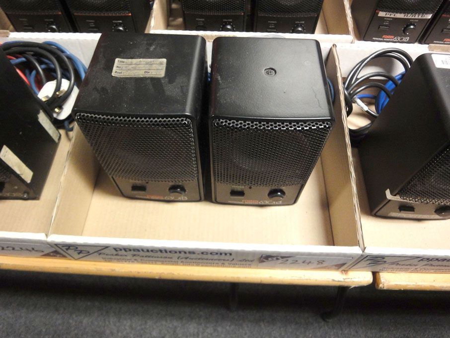 2x Fostex 6301B personal monitor speakers