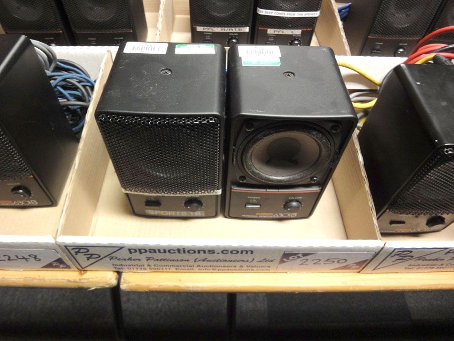 2x Fostex 6301B personal monitor speakers