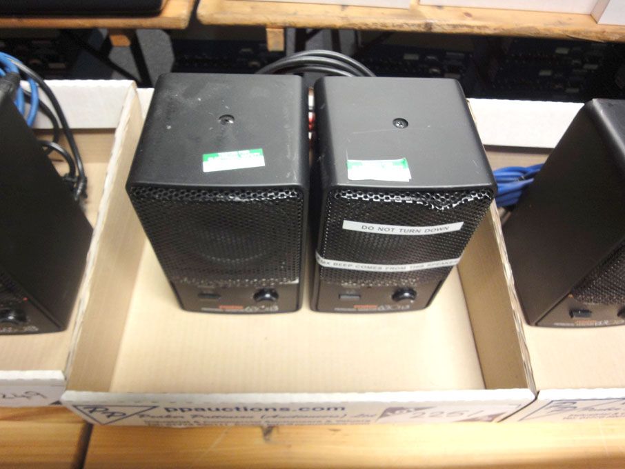 2x Fostex 6301B personal monitor speakers