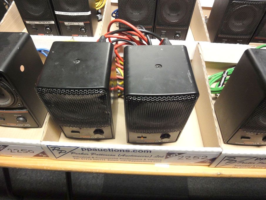 2x Fostex 6301B personal monitor speakers