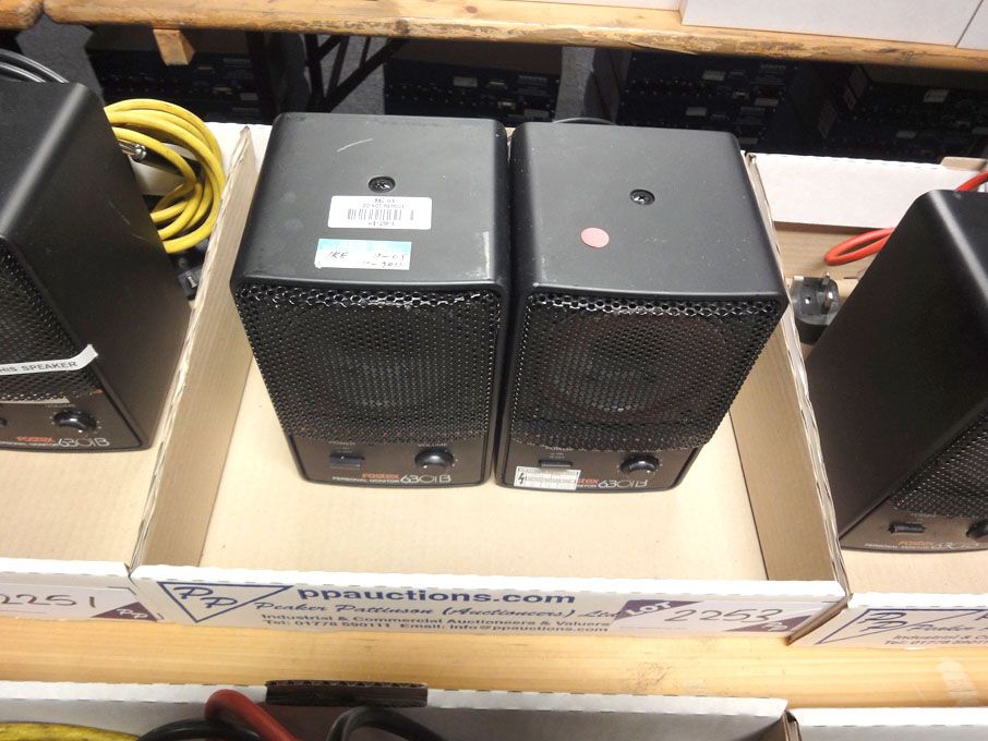 2x Fostex 6301B personal monitor speakers