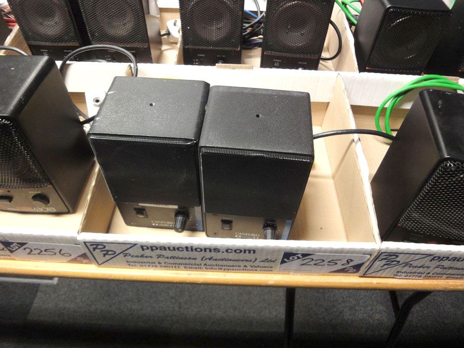 2x Fostex 6301B personal monitor speakers