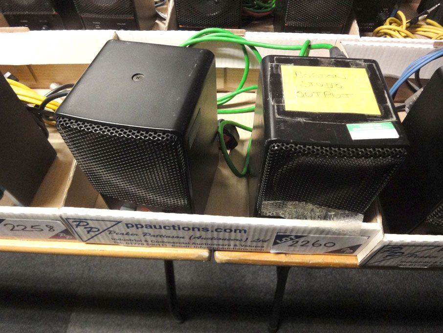 2x Fostex 6301B personal monitor speakers