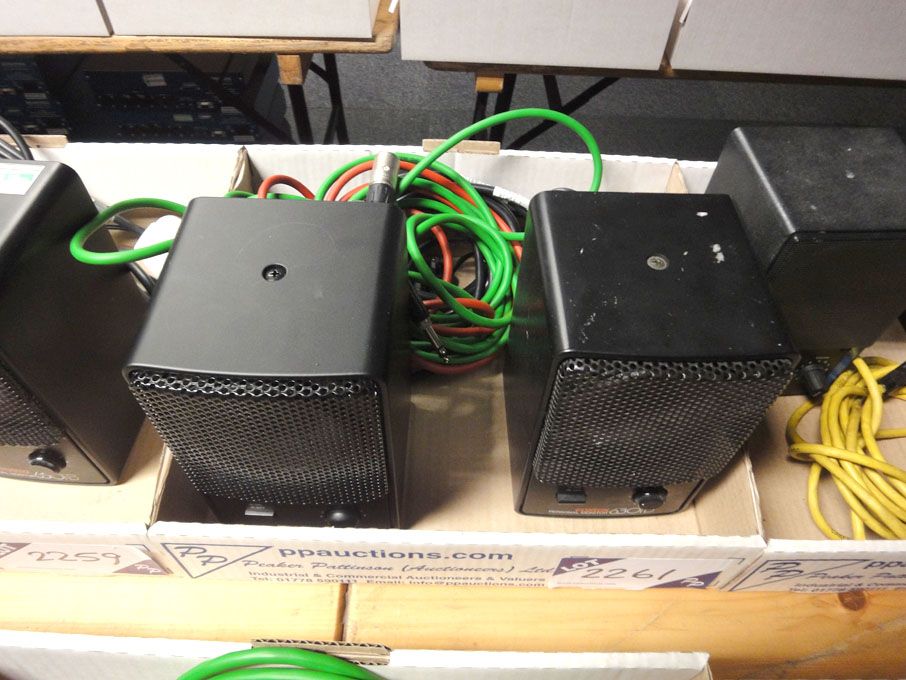 2x Fostex 6301B personal monitor speakers