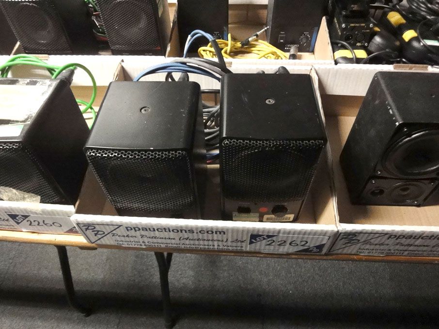 2x Fostex 6301B personal monitor speakers