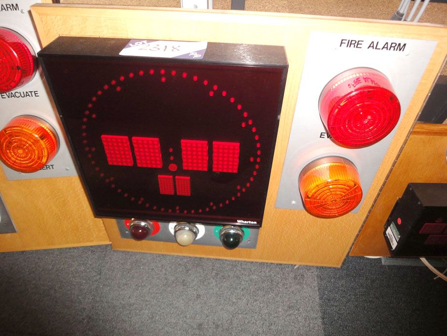 Wharton digital pulse clock & 'on air' lights (Ple...