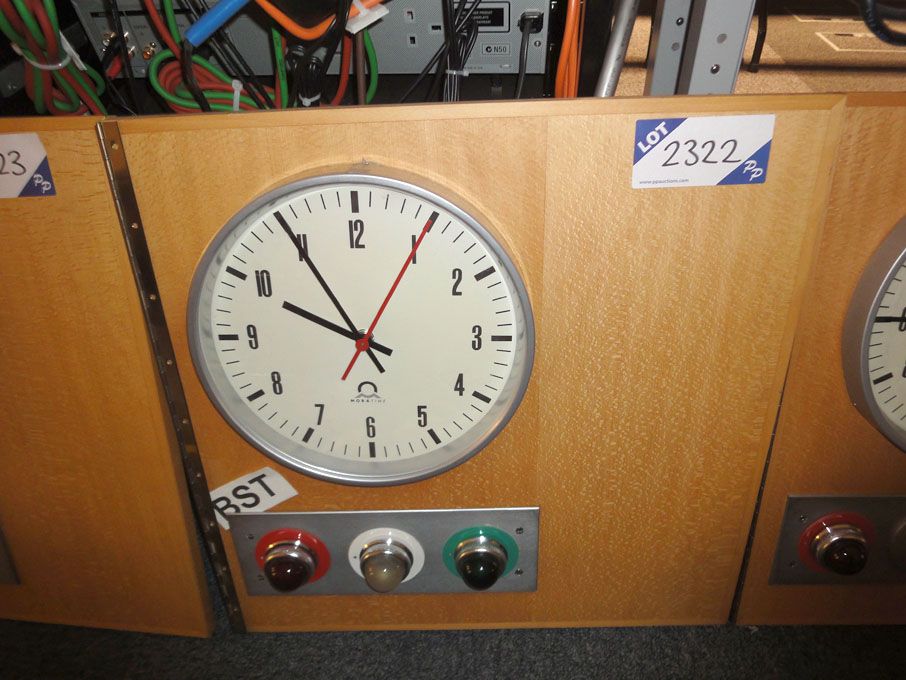 Mobatime analogue pulse clock & 'on air' lights (P...