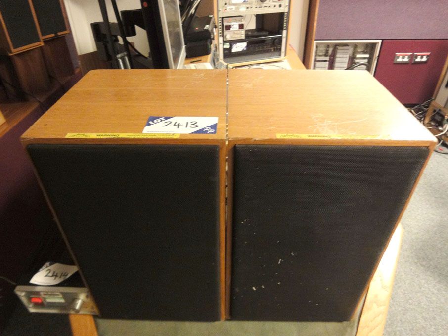 2x Rogers LS5/9 monitor loud speakers with amplifi...