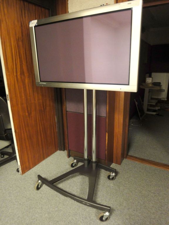 Thomson 42WM02L plasma monitor on stand
