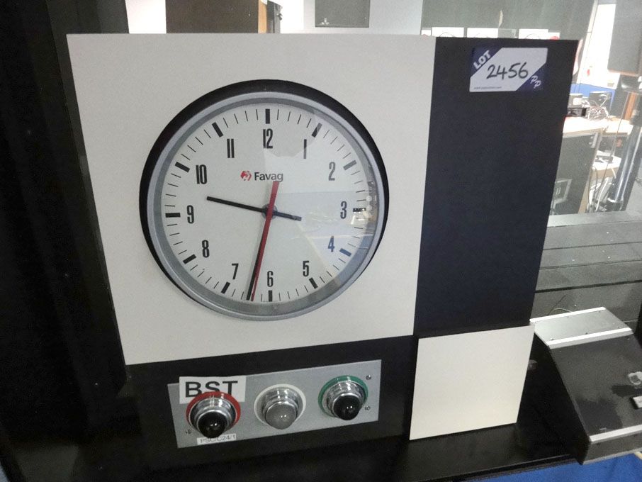 Favag analogue pulse clock & 'on air' lights (Plea...
