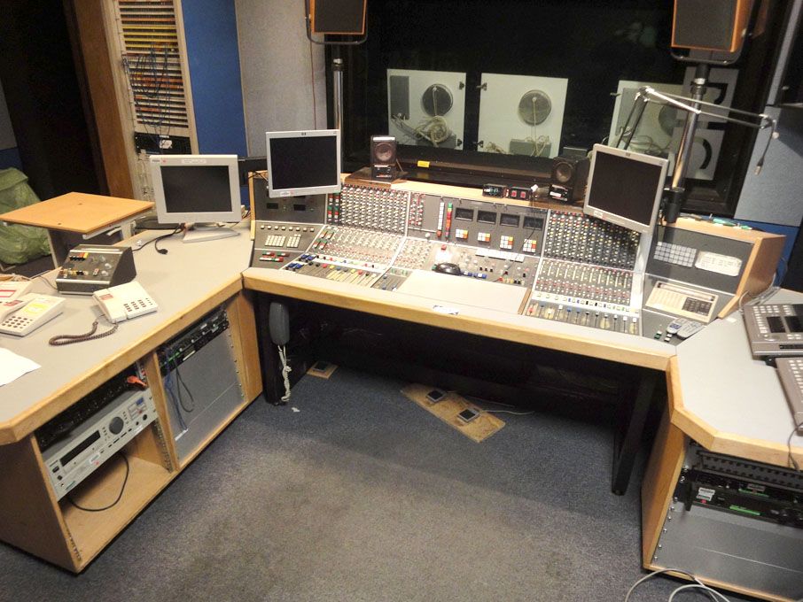 Calrec stereo mixing desk, 12x6ft 'L' shape comple...