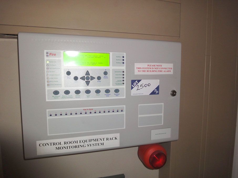 Kentec electronics fire alarm control panel