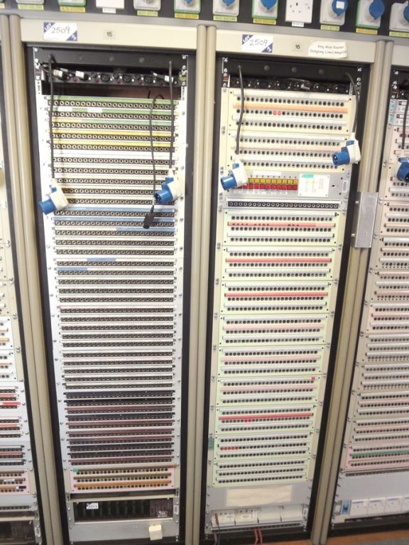 Contents of rack 15 & 16 inc: 3U, 4U, 5U audio jac...