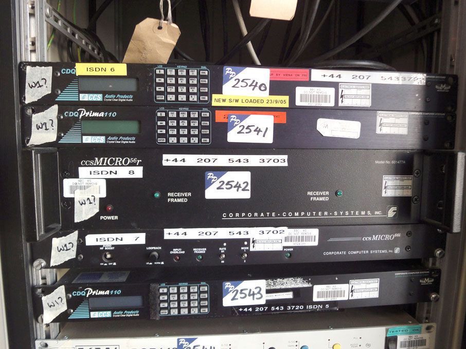 CCS CDQ prima 110 20KHz stereo bi-directional code...
