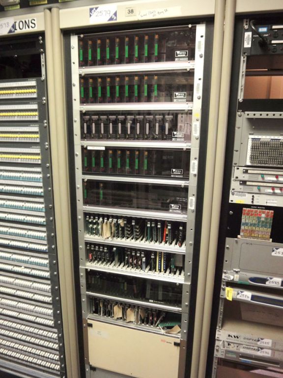 Contents of rack 38 inc: Vortex chassis, NTP combi...
