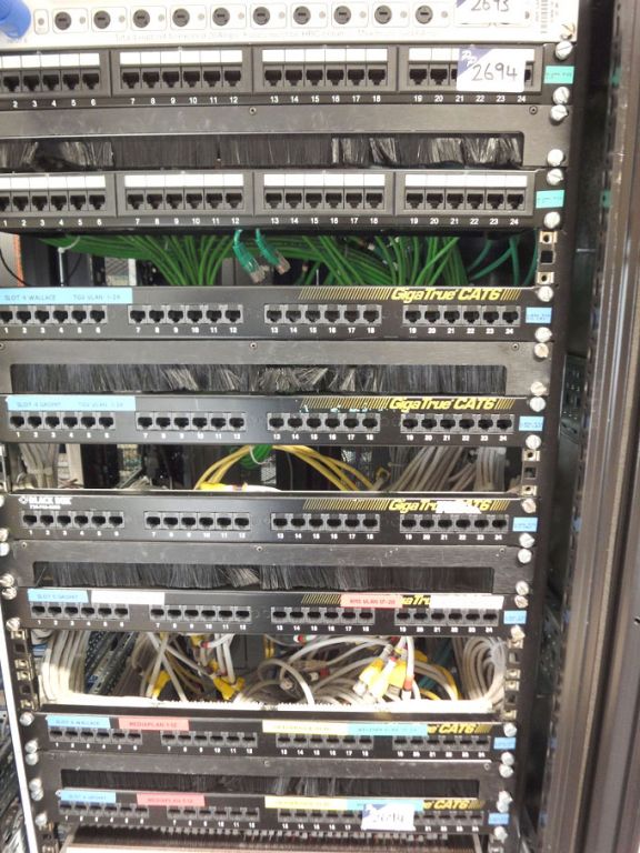 8x TrueCat 6 24 port patch panels