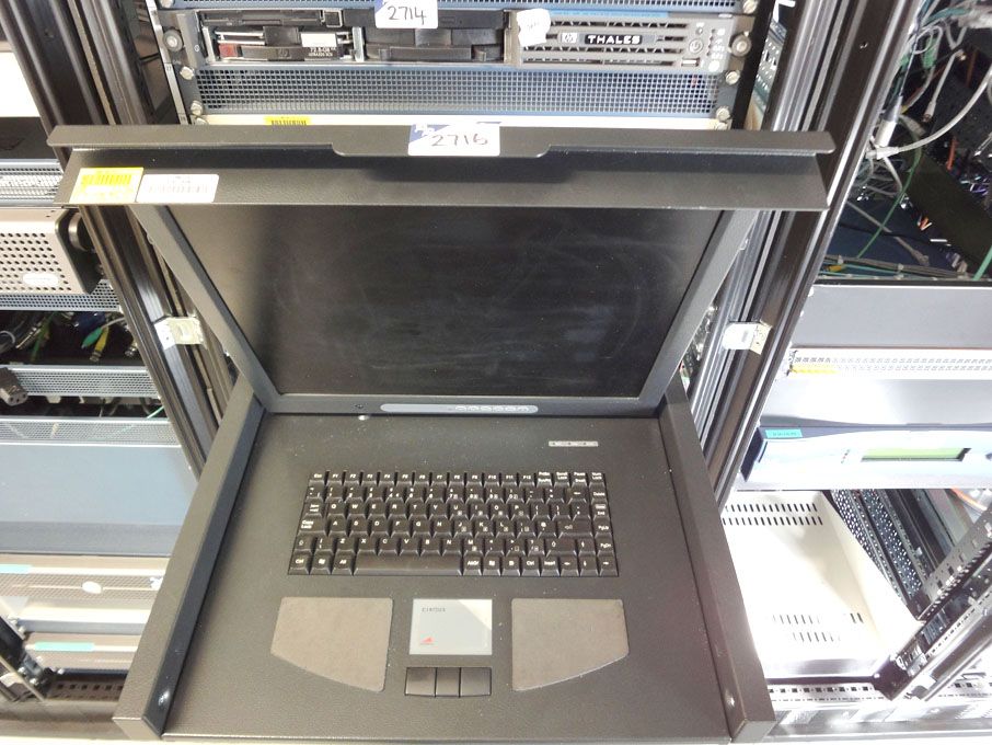 Cirque rack type server console