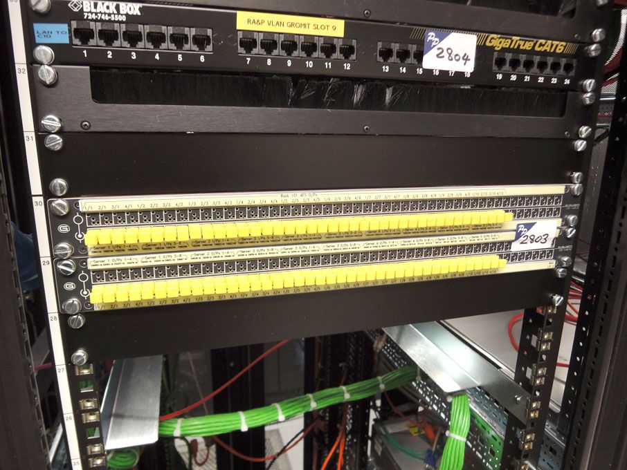 AMEND: Should Read '4x Ghielmetti patch panels'