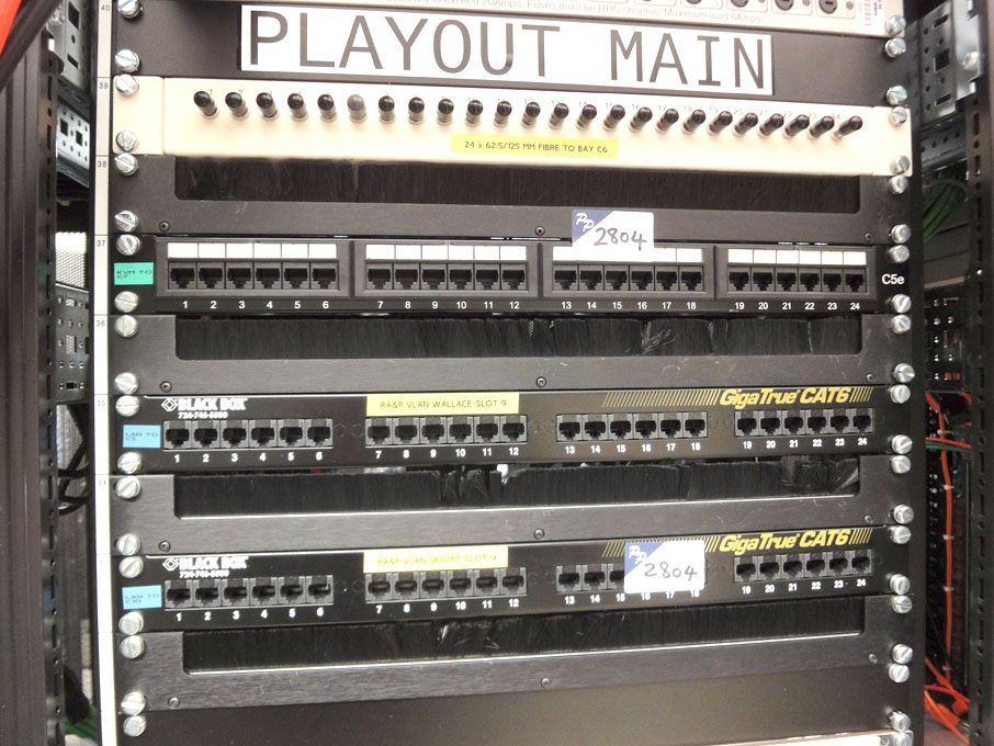 2x Blackbox Gigatrue cat 6 24 port patch panel