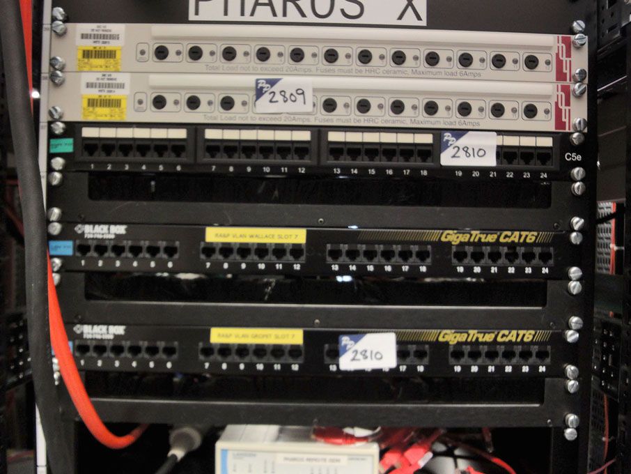2x Blackbox Gigatrue cat 6 24 port patch panel