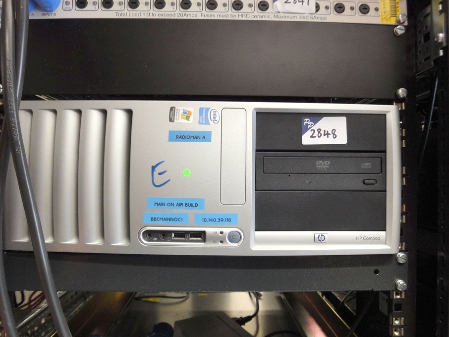 HP Compaq Intel Pentium 4HT PC base unit, DVD ROM