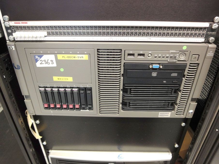 HP ProLiant ML370G5 Intel Xeon rack type server, 6...