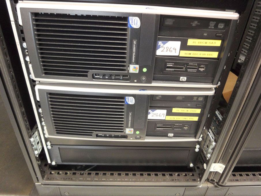 2x HP XW4600 Workstation Intel Core 2 duo PC base...