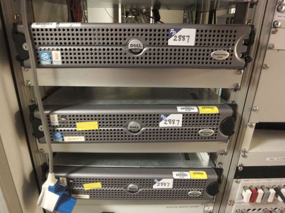 3x Dell PowerEdge 2650 Intel Xeon rack type server...