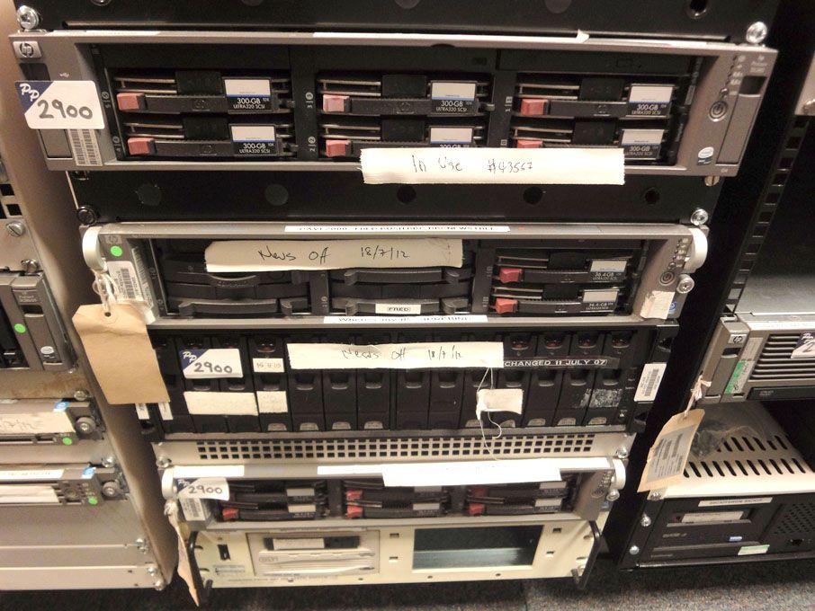 HP ProLiant DL380 & 2x Similar HP Intel Xeon rack...