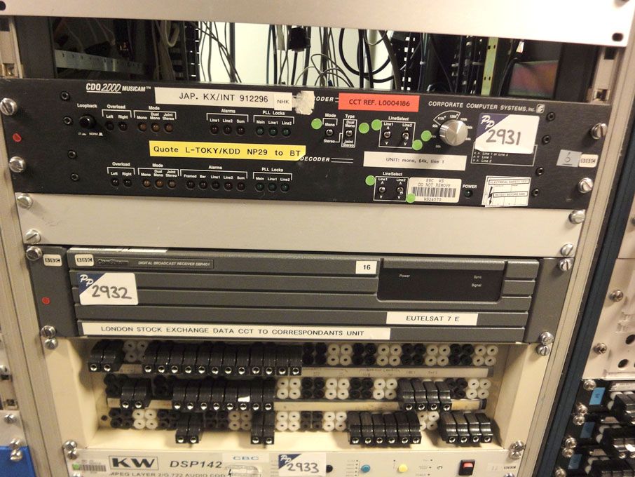 CCS CDQ 2000 Musicam audio codec