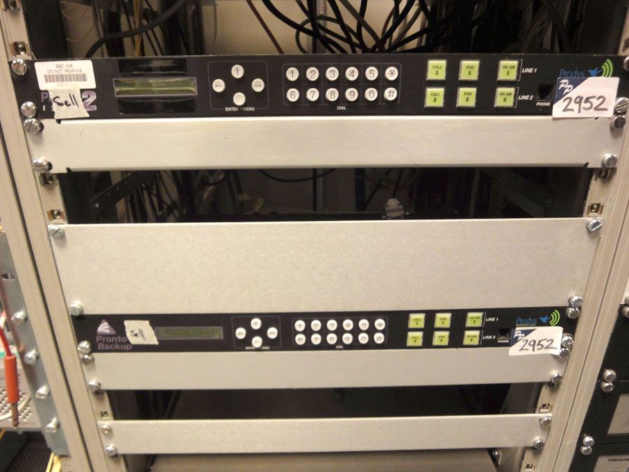 2x Prodys Pronto 2 ISDN audio codec