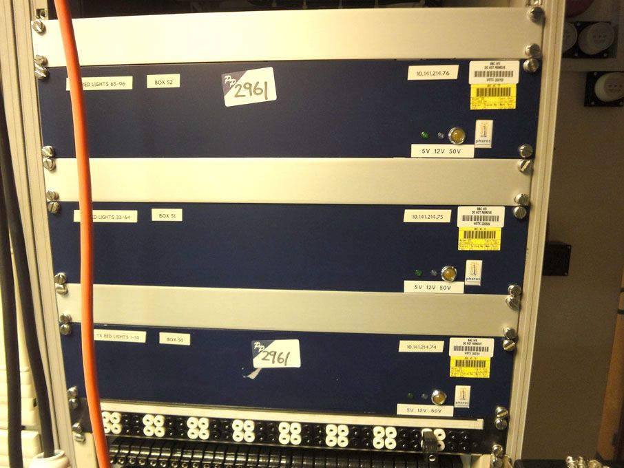 3x Pharos red light boxes