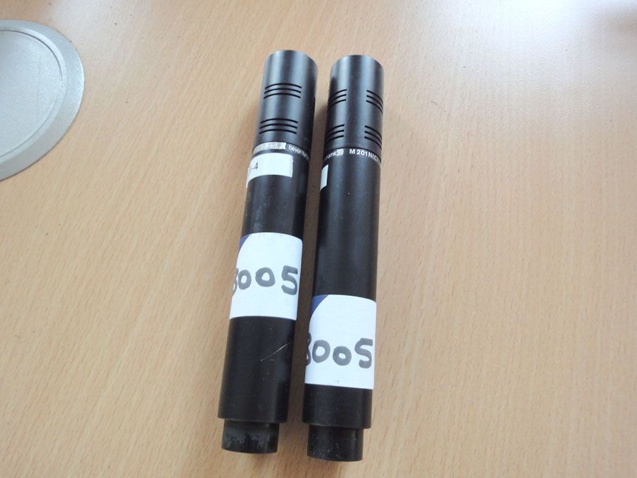 2x Beyer Dynamic M201N(c) microphones