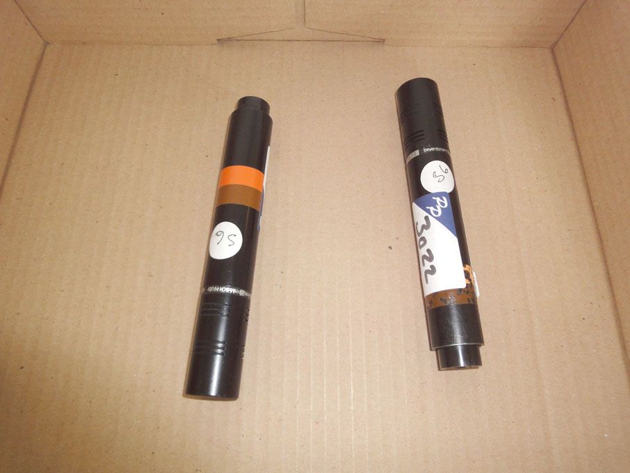2x Beyer Dynamic M201N(c) microphones