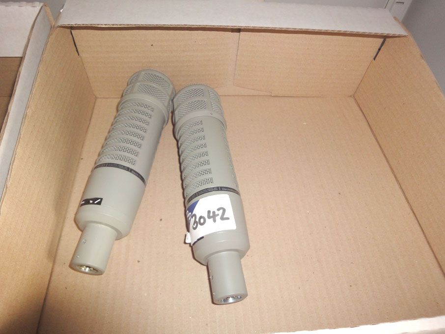 2x ElectroVoice RE20 microphones